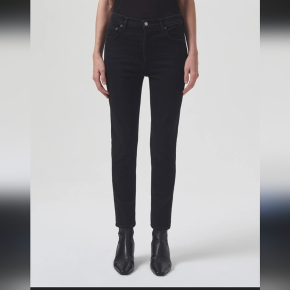 Agolde Nico Button Fly Jeans - Picture 2 of 8